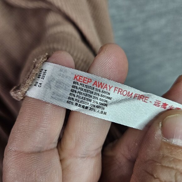 Free People Intimately Women’s Dark Tan Sleeveless Rubbed Tank Top Sz S - Picture 3 of 6